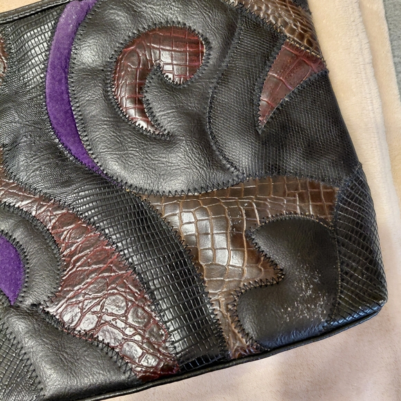 Accessory Works Vintage Multicolor Tote Bag EXCELLENT Condition - Picture 3 of 8